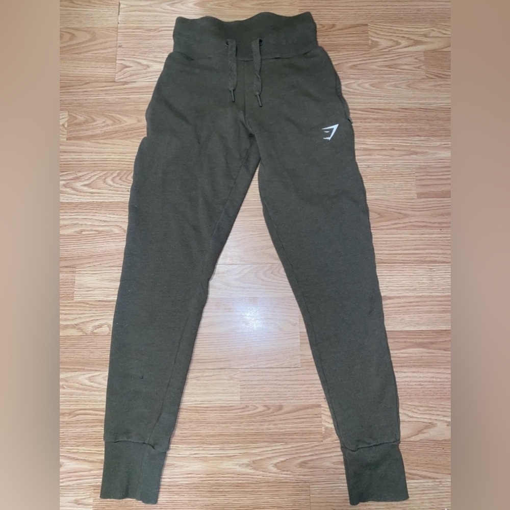 Gymshark Women Sweatpants Size XS Tapered Leg Drawstring Zip Pockets